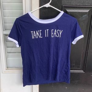 Navy blue Justice shirt